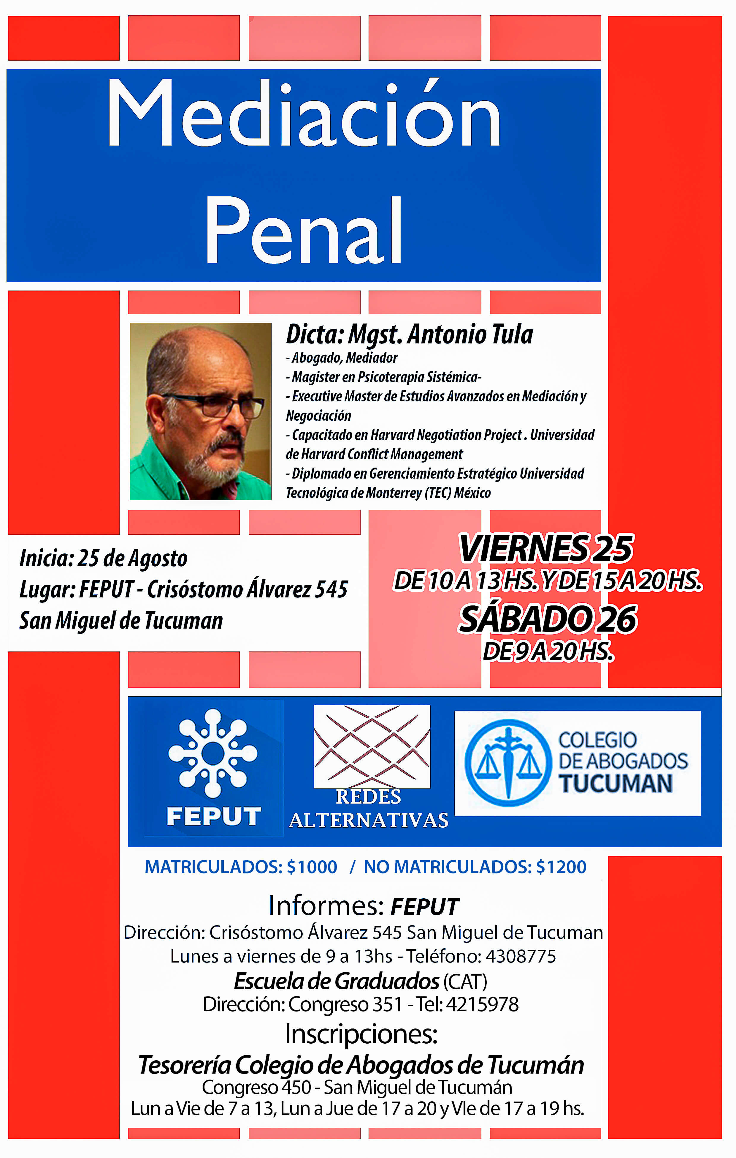 Mediación Penal Tucuman 2017
